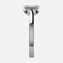 0.30CT- VSI Emerald Cut Diamond Platinum Ring - BARRETT JEWELLERY