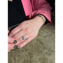 9ct Gold Safety Pin Versace Style Ladies Bangle- BARRETT JEWELLERY