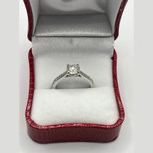 Platinum Diamond Tulip Engagement Ring 1.10ct -BARRETT JEWELLERY