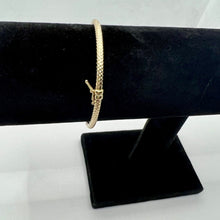 9ct Gold Hinged Bangle- BARRETT JEWLLERY