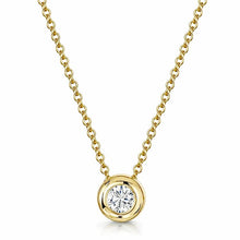 18ct Gold Diamond Solitaire Pendant 0.25ct - BARRETT JEWELLERY