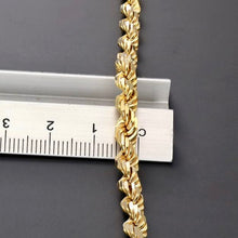 9ct Gold Solid Rope Bracelet 5.0MM - BARRETT JEWELLERY