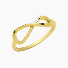 9ct Gold Infinity Ring-BARRETT JEWELLERY