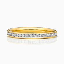 9ct Gold Diamond Half Eternity Wedding Ring -BARRETT JEWELLERY