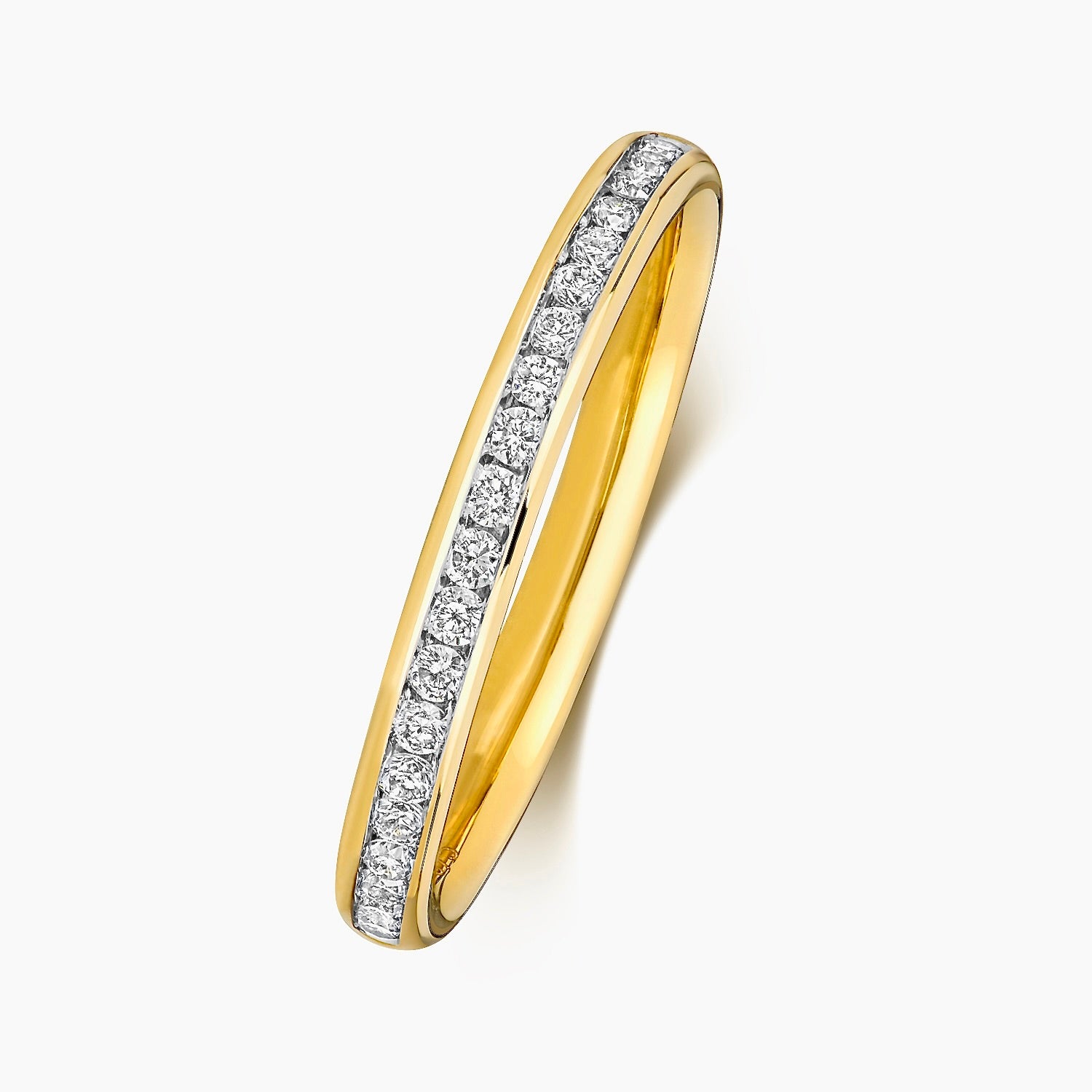 9ct Gold Diamond Half Eternity Wedding Ring -BARRETT JEWELLERY