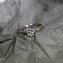 18ct White Gold Brilliant Cut Solitaire Diamond Ring 0.50ct- BARRETT JEWELLERY