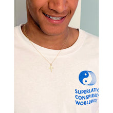 9ct Gold Diamond Crucifix Pedant - BARRETT JEWELLERY