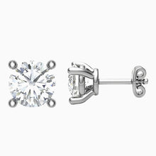 Platinum 950 Brilliant Cut Diamond Earring 0.90ct F/VSI - BARRETT JEWELLERY