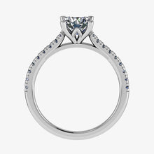 Platinum 950 Diamond Tulip Ring 0.50ct F/VSI Clarity -BARRETT JEWELLERY