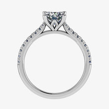 18ct White Gold Diamond Tulip Ring 0.50ct F/VSI Clarity -BARRETT JEWELLERY