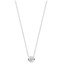 18ct White Gold 0.25ct F VSI Diamond Pendant-BARRETT JEWELLERY