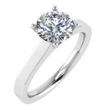 18ct White Gold Brilliant Cut Solitaire Diamond Ring 0.50ct- BARRETT JEWELLERY