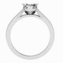 18ct White Gold Heart Shaped Diamond Ring 0.30ct -BARRETT JEWELLERY