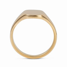 9ct Gold Medium Square Signet Ring- BARRETT JEWELLERY