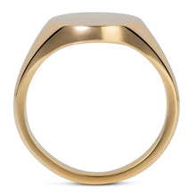 9ct Gold Large Oval Signet Ring- BARRETT JEWELLERY