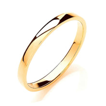 9ct Gold Traditional Court Shaped Wedding Band 2.5mm- BARRETT JEWELLERY