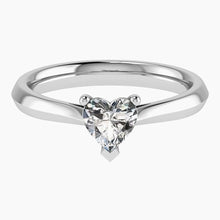 18ct White Gold Heart Shaped Diamond Ring 0.30ct -BARRETT JEWELLERY