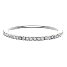 Platinum 950 Half Eternity Diamond Ring 0.15ct- BARRETT JEWELLERY