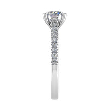 18ct White Gold Diamond Tulip Ring 0.50ct F/VSI Clarity -BARRETT JEWELLERY