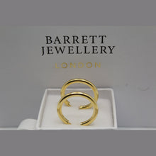 9ct Gold Traditional Hoop Earrings 27mmx27mm- BARRETT JEWELLERY