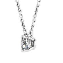Platinum 950 Diamond Solitaire Pendant & Chain 0.20ct -BARRETT JEWELLERY