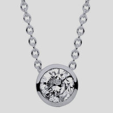 18ct White Gold 0.25ct F VSI Diamond Pendant-BARRETT JEWELLERY