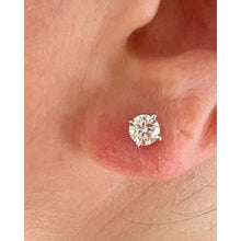 Platinum 950 Brilliant Cut Diamond Earring 0.90ct F/VSI - BARRETT JEWELLERY