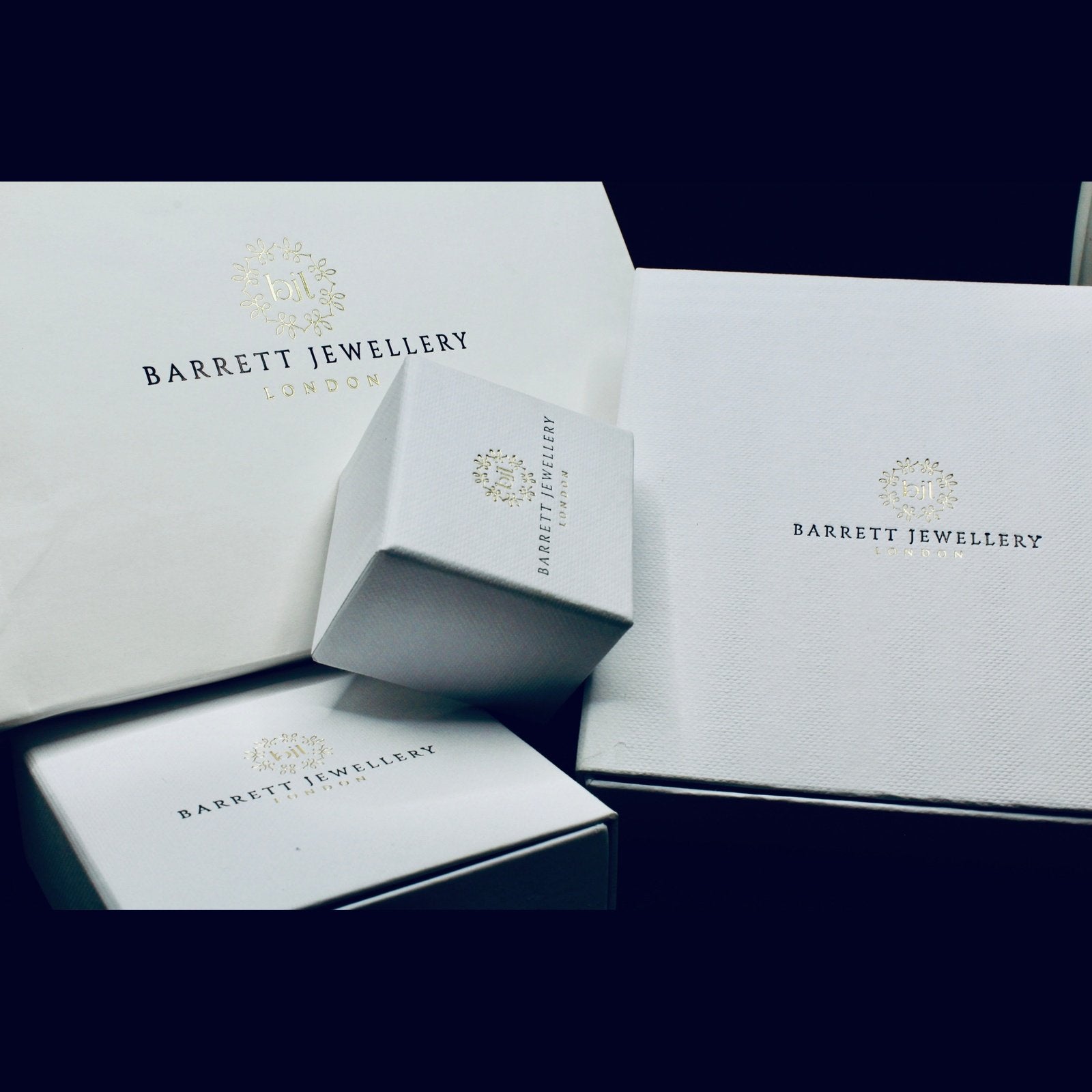 9ct Gold 37mm Twisted Hoop Earring- BARRETT JEWELLERY