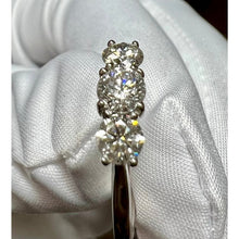 18ct White Gold Diamond Trilogy Ring 0.75ct - A Celebration of Your Love Story BARRETT JEWELLERY