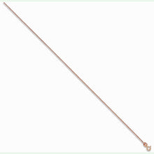 9ct Rose Gold 1.0mm Classic Curb Necklace- BARRETT JEWELLERY