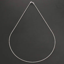 9ct White Gold Diamond Cut Belcher Chain For Everyday Wear - BARRETT JEWELLERY