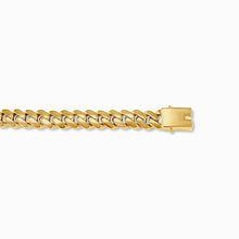 9ct Gold Cuban Link Bracelet 14mm - BARRETT JEWELLERY