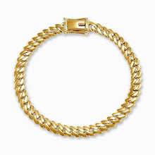 9ct Gold Cuban Link Bracelet 14mm - BARRETT JEWELLERY